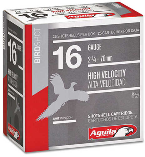 16 Gauge 25 Rounds Ammunition Aguila 2 3/4" 1 oz Lead #7.5